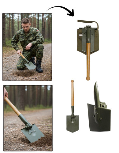 Bundeswehr klappspaten mit - klappspaten,