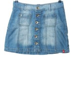 EDC BY ESPRIT Jeansrock Damen Rock Gr. DE 34 blau Casual-Look