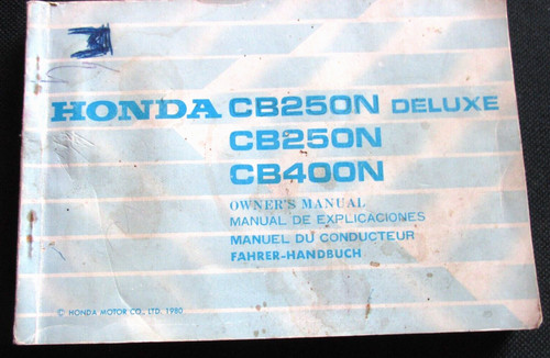 Honda cb250n deluxe cb400n - honda,