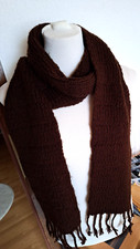 Handgestrickter schal langer - handgestrickter, schal,