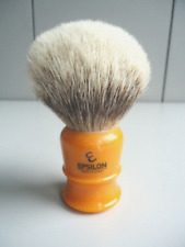 EPSILON Rasierpinsel, Spitzenqualität Dachshaar, 10 cm hoch, Top Zustand