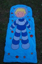 Jakoo Schlafsack Nicki warm z Kinderbettwäsche Kuscheldecke Bettwäsche Astronaut