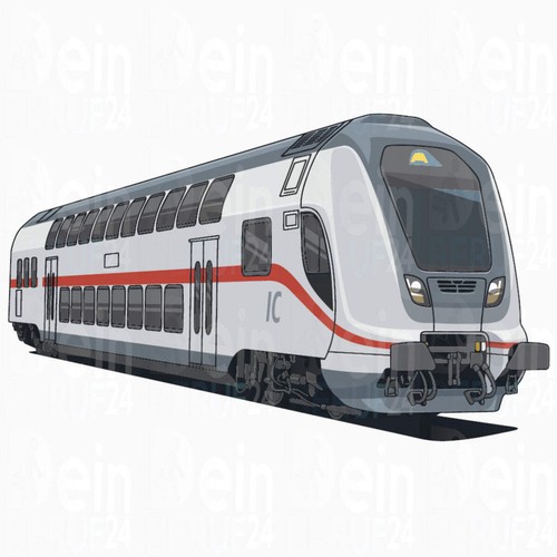 Eisenbahn aufkleber ic2 - eisenbahn, "ic2"