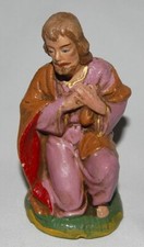 Krippenfigur, Josef, Pappmache, Figur, Krippe, Weihnachten, Marolin
