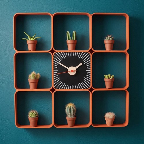 Sunburst square clock bundle - sunburst,