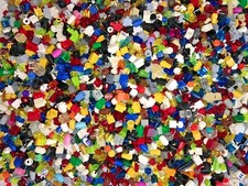 100 LEGO 1x1 Steine Platten Fliesen Dachsteine Rundsteine Basic Kleinteile Mix 