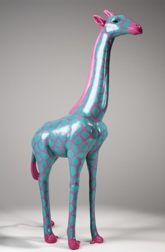 Pop art giraffe kunstbemalung - pop,