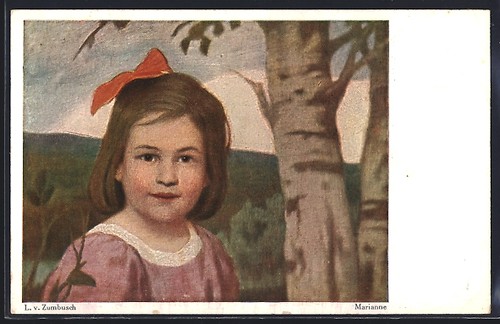 Künstler ludwig von - künstler-ak,