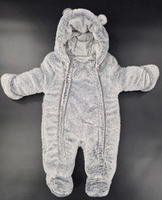 GEORGE-  Süßer Anzug Gr. 56 (0/3 M) Winteroverall Jungen Baby UK Kapuze