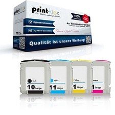 4x Rebuild Tintenpatronen für HP Business-InkJet-1200-N Druc Toner Light