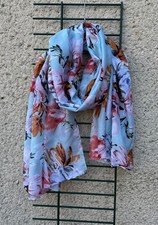 Damen Schal helles Türkis mit