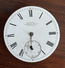 Antike Pocket Watch, R. ZOTTI NARROW ROAD, LONDON 1850, top Ziffernblatt