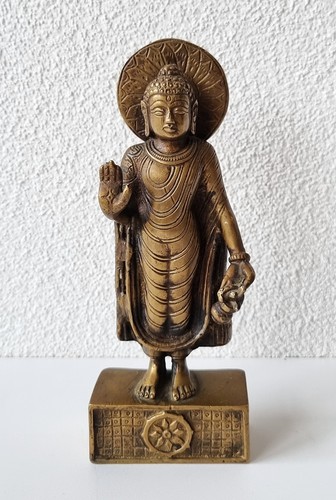 Indische messing buddha figur - indische,