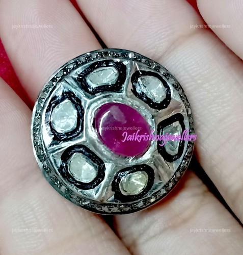 Pink rubin edelstein ring - pink,