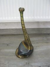 Kobra Vase von Heiner Düsterhaus  - Vera Walther - Glas irisierend - signiert