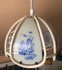 Küchenlampe Glas Vintage