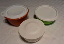 Tupperware 3 er Set  KLEINE RÜHRSCHÜSSEL 650 ML + Schüsseln  550 ml + 0,4 Liter 