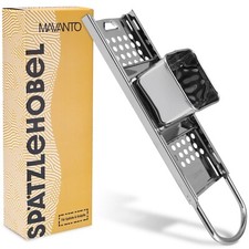 MAVANTO Spätzlehobel Reibe Edelstahl für selbstgemachte Spätzle & Knöpfle 33 cm