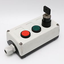 Siemens Aufbaugehäuse mit Schlüsselschalter + Drucktaster + LED-Leuchttaster