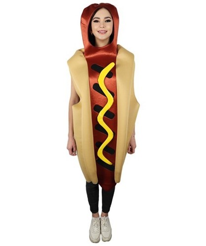Erwachsene hot dog kostüm - hot,
