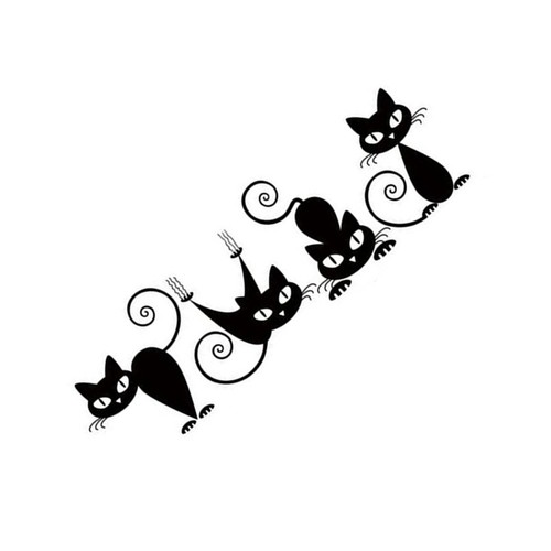Stück schwarze katze form - 1,