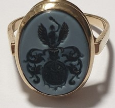 Damensiegelring, Gelbgold 585