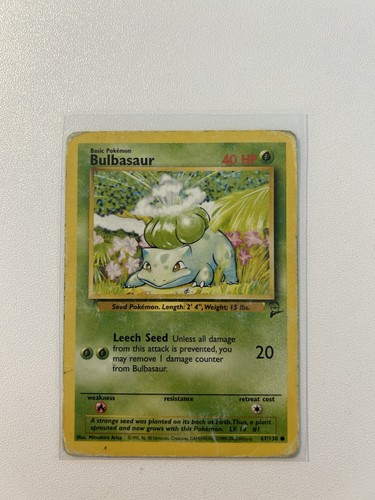 Pokémon bulbasaur common base - pokémon,