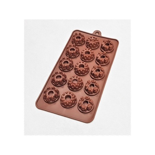 Pralinenform silikon blume - x,