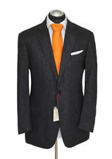 Ermenegildo Zegna Sakko Gr. 52 NEU halbgefüttert Patches SEIDE KASCHMIR NP:3199€