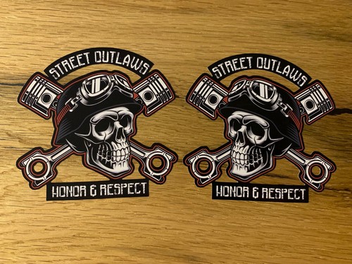Street outlaw aufkleber - 2x,