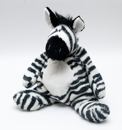 Nici zebra stofftier sitzend - zebra,