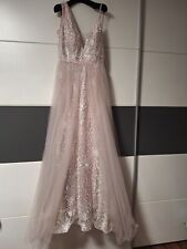 Ballkleid Abendkleid Verlobungskleid Traumhaft Schön Tüll Gr L NEU Ohne Etikett