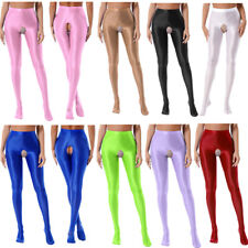 Damen Panty Hohe Taille Strumpfhosen Clubwear Leggings Sexy Nachtwäsche Rave