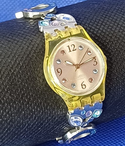 Swatch menthol tone - tone, damenuhr