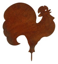 Rost gartenfigur hahn - gartenfigur, zum