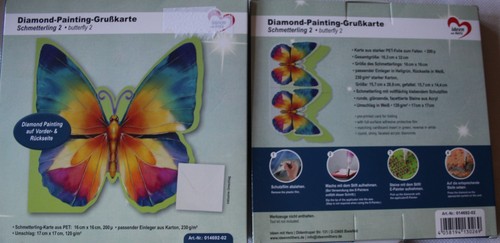 Diamond painting grußkarte - 1,