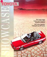 284483) Toyota Camry Celica Cabrio - UK - Prospekt 1987