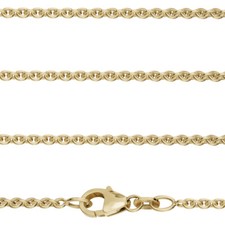 Juwelier Rund Anker Erbskette Kette Stärke 2 mm Echt Gold 333 (8 Kt) Gelbgold 
