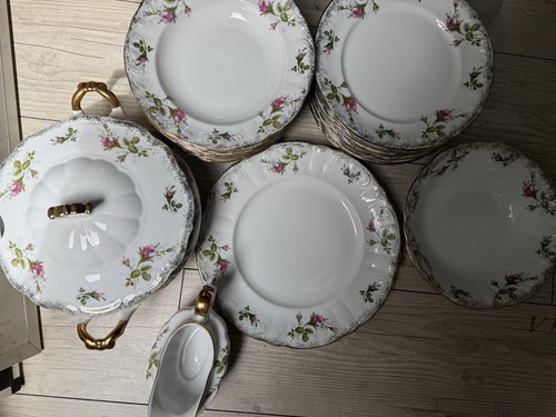 Porzellan teller set rund - porzellan, teller-set