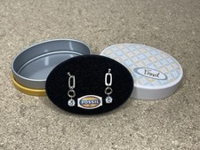 Fossil 925 Silber Ohrringe – Sterling Silver & Zirkonia – inkl. Fossil-Dose