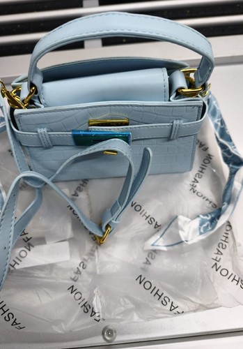 Klein handtasche hellblau - klein,
