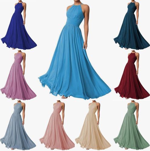 Neckholder kleid für - neckholder,
