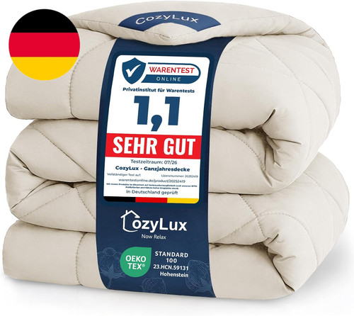 Bettdecke 200x200cm beige - bettdecke, für