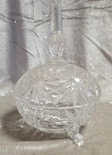 3 Beine Deckeldose Glas Dose