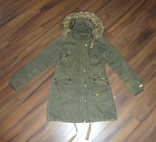 ★ KHUJO ★ Winterjacke ★ Parka ★ Anorak ★ Kapuze ★ olivgrün khaki ★ L ★