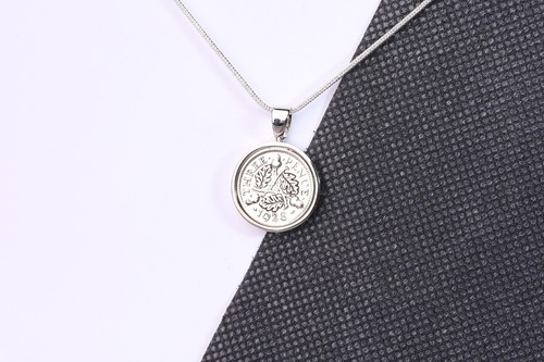 Silber threepence münze - silber, 3d