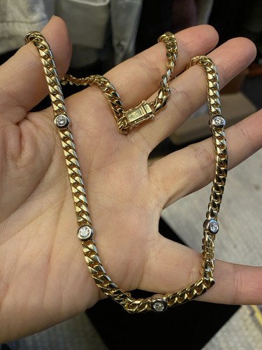 750 gelb gold collier - 750, panzer