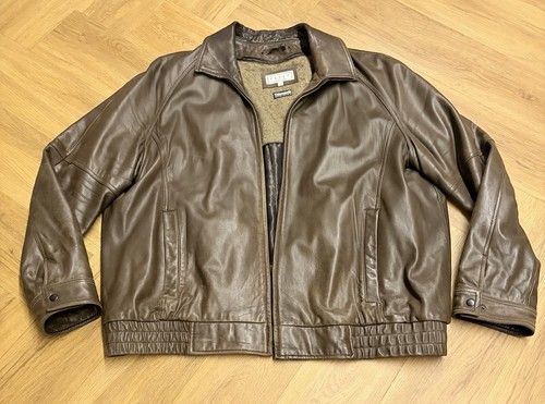 Braune lederjacke von pelle - braune,