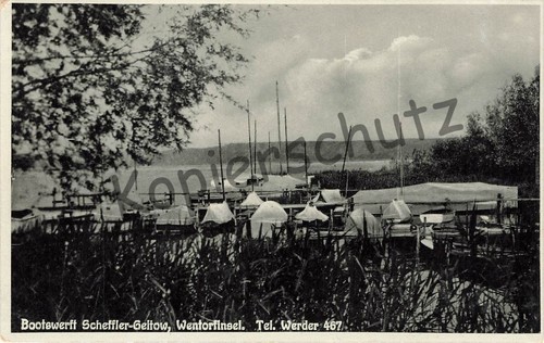 Bootswerft scheffler - ak, dr