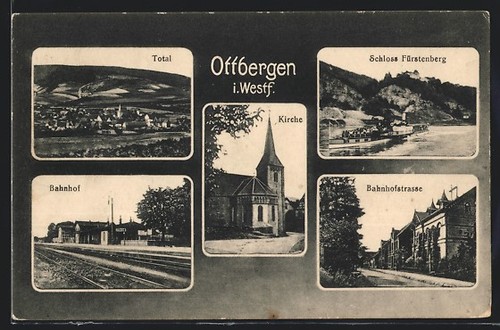 Ottbergen totalansicht - ak,